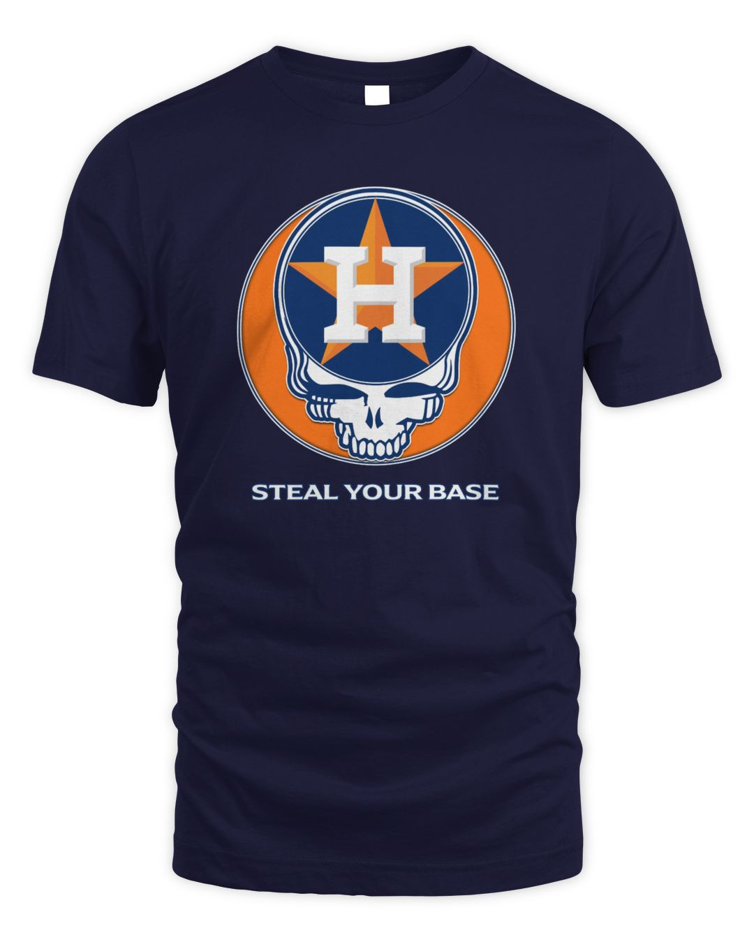 New Houston Astros Steal Your Base Navy Athletic T-shirt