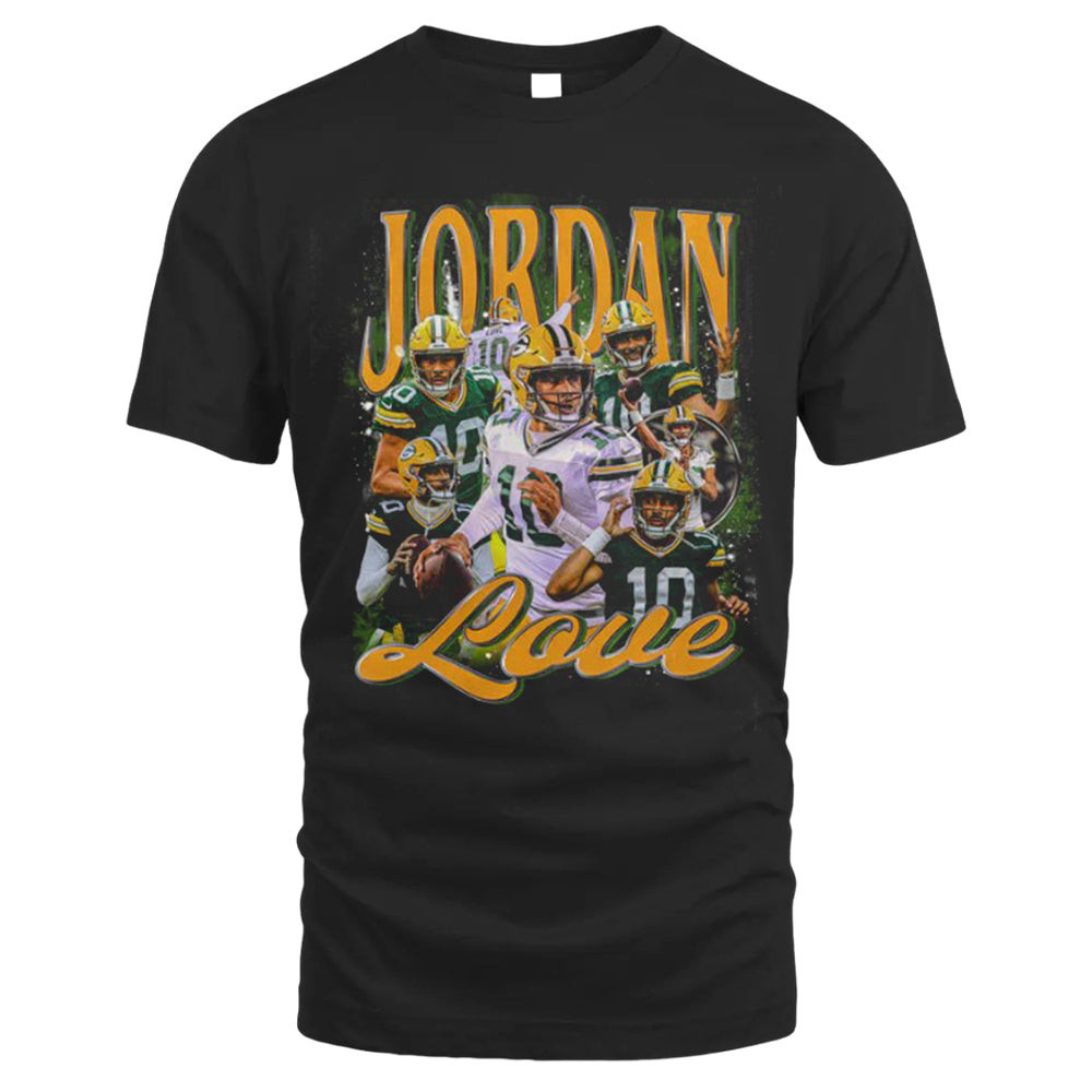 New Jordan Love Tee, Vintage T-shirt Style