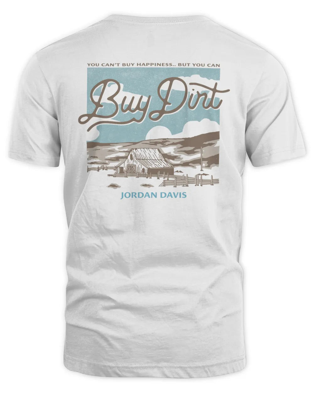 Jordan Davis Merch Ivory Buy Dirt Scenic Tee