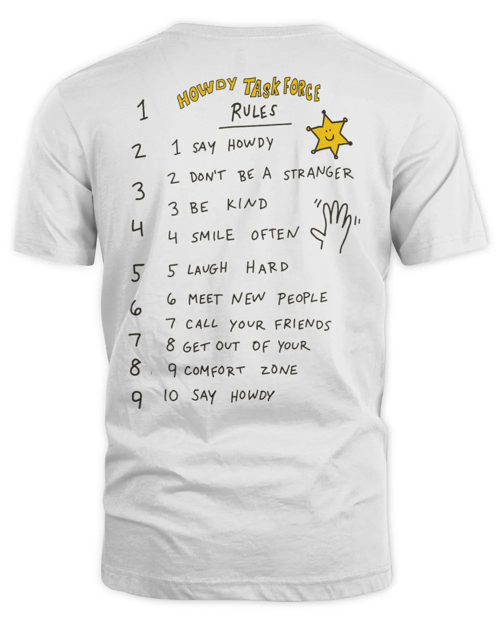 Ryan Trahan Merch Howdy Task Force Shirt