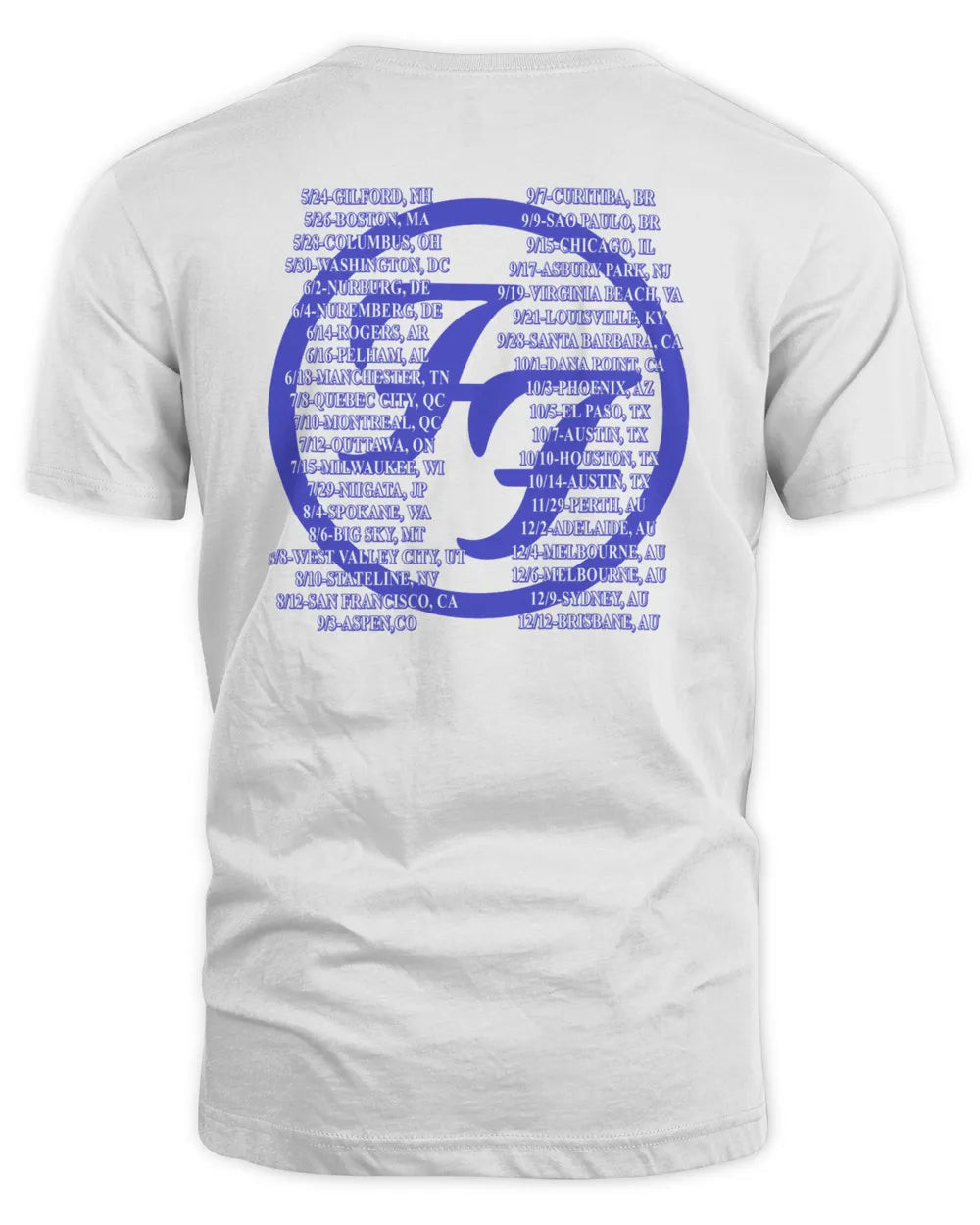 New Foo Fighters 2023 World Tour Tee