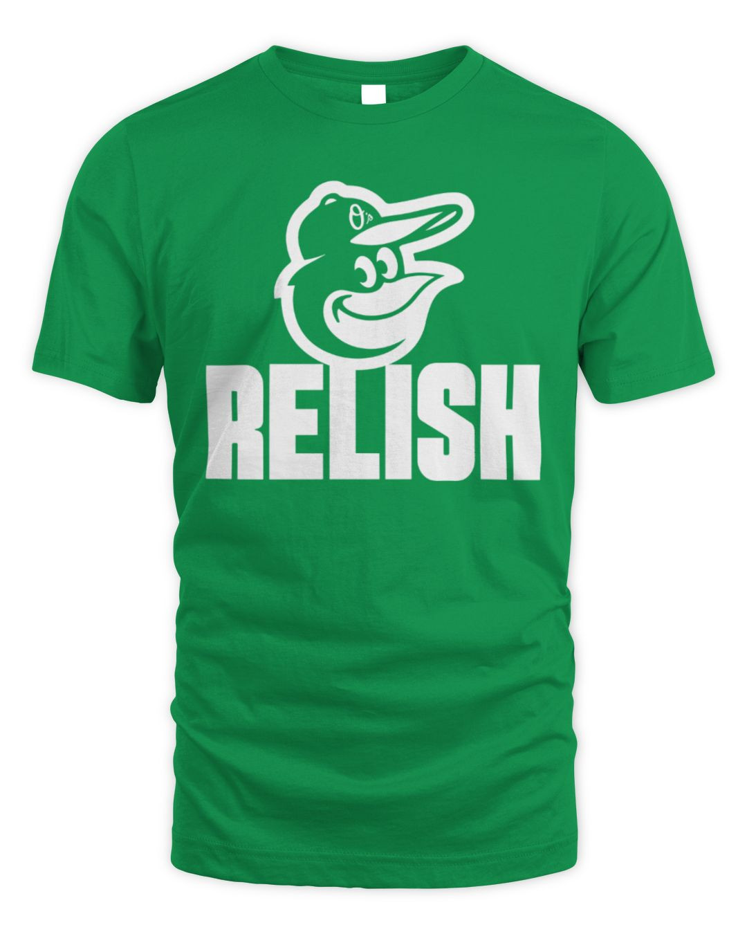 New Official Baltimore Orioles Relish Hot Dog Race Shirt Green