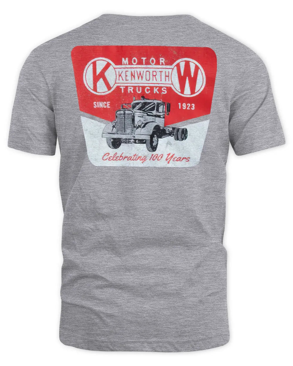 New Kenworth Merchandise 100 Year Retro Back Graphic Shirt