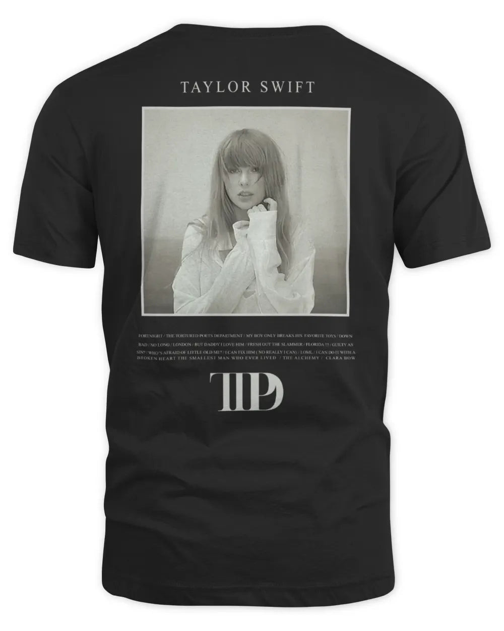 Taylor Swift Merch Store The Tortured Poets Department Gray Hoodie