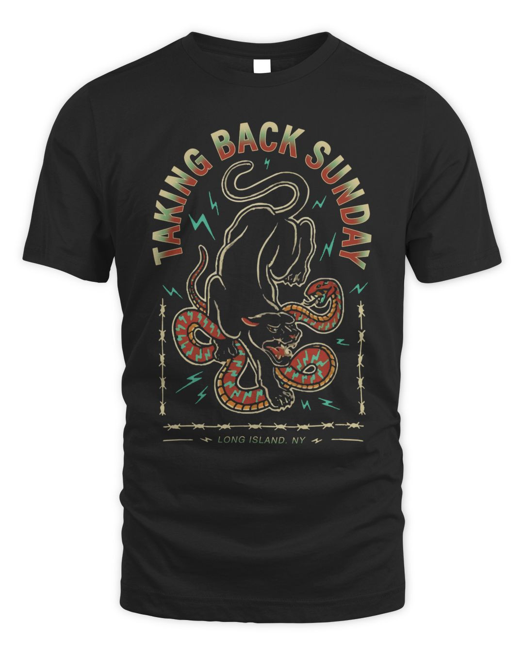 New Taking Back Sunday Merch Panther Shirt