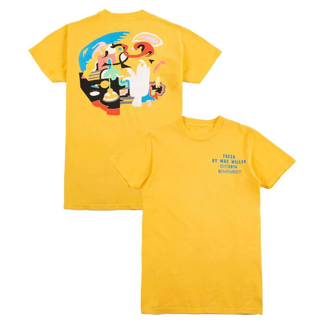 New Mac Miller Merch Faces Tee