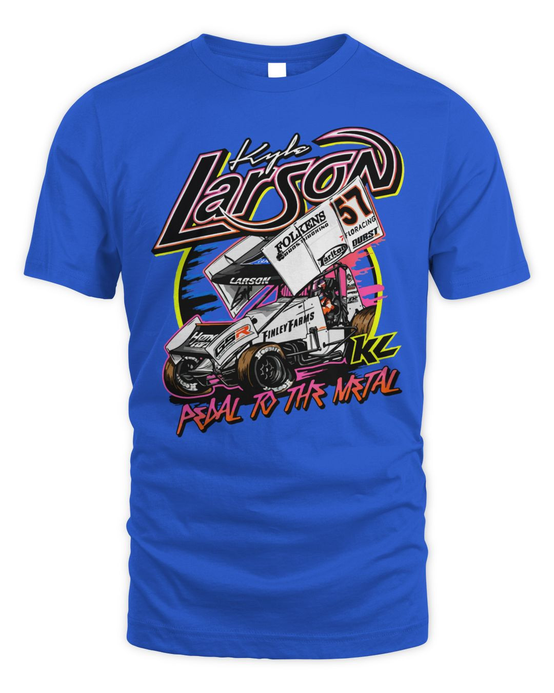 New Kyle Larson Merch Pedal To The Metal Shirt