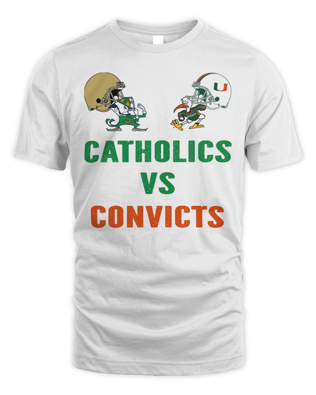 Catholics Vs Convicts 1988 Vintage T-shirt