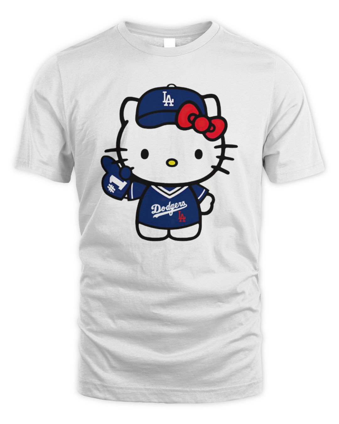 New Hello Kitty Cheer Up Los Angeles Dodgers Baseball Shirt