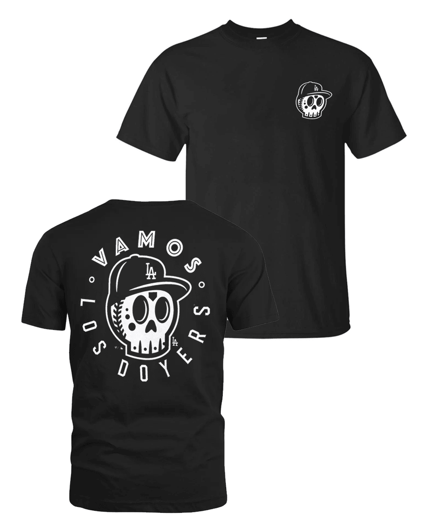 New Los Angeles Dodgers Hometown Collection Sugar Skull T Shirt