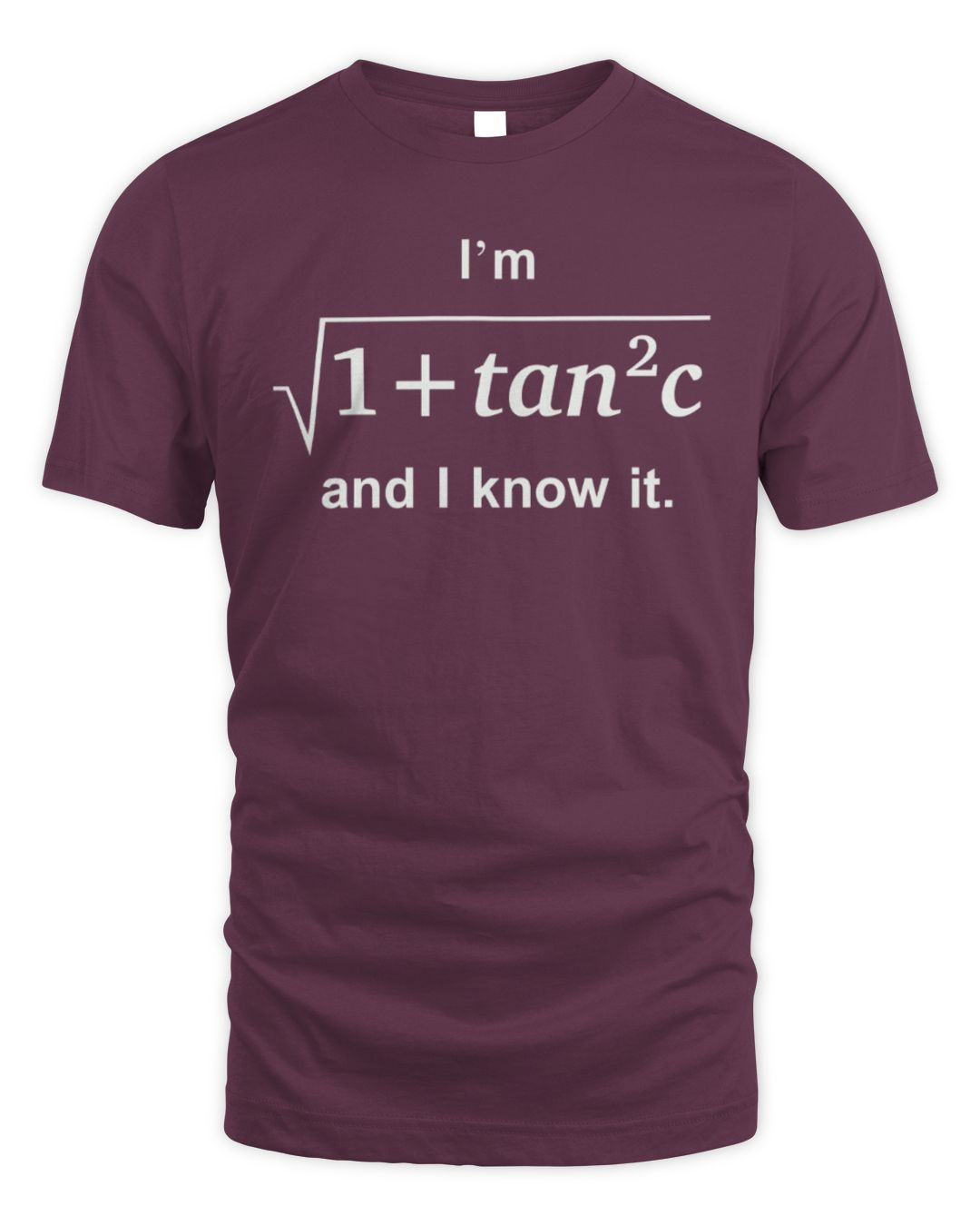 New Official Square Root Of 1 Plus Square Of C Tee