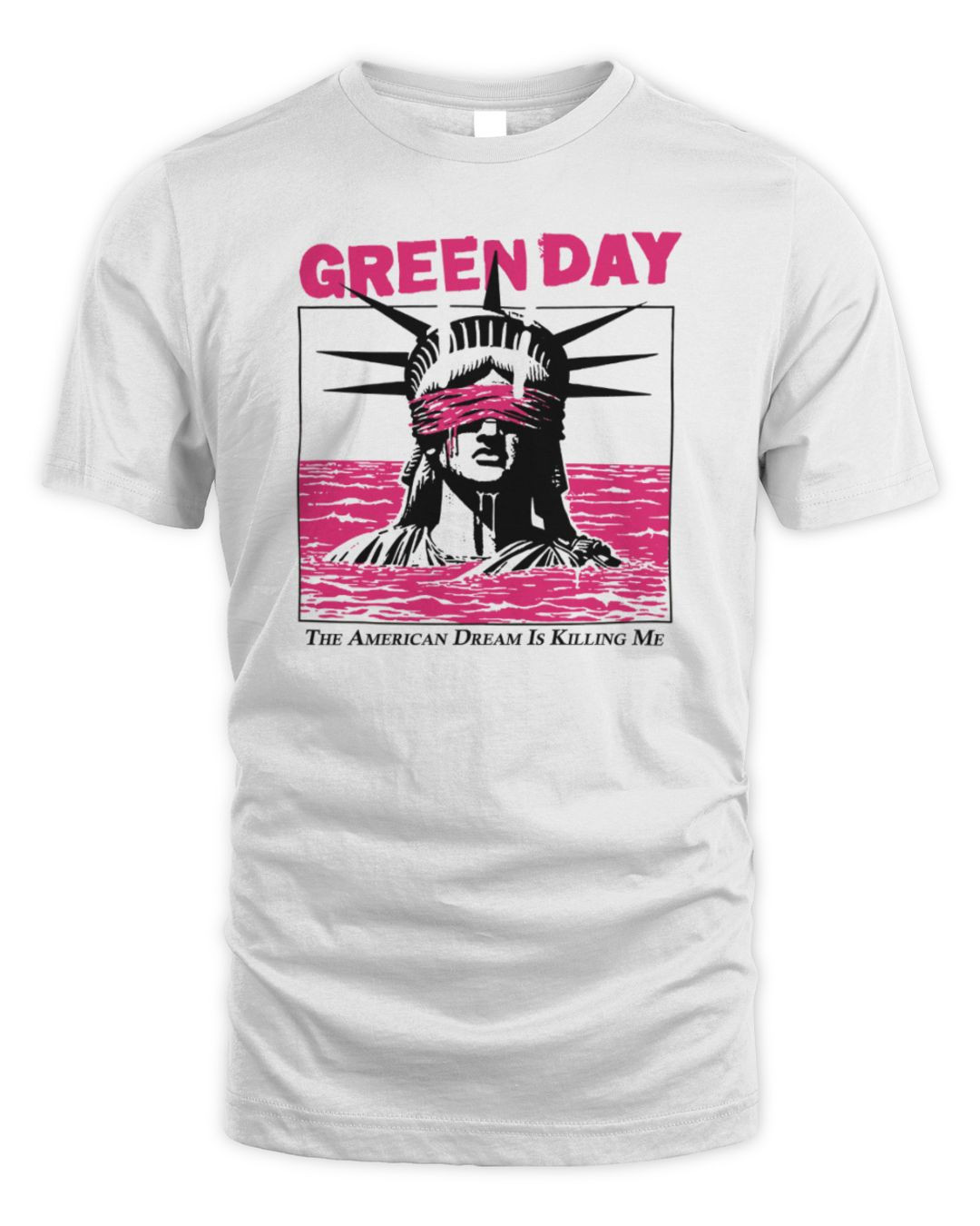 New Green Day Store Lady Liberty T-shirt