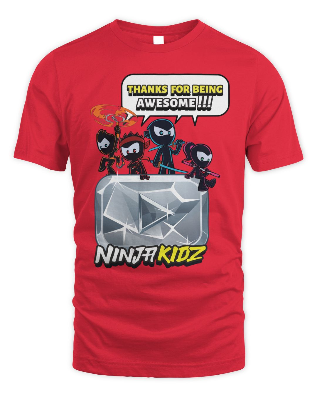 New Ninja Kids Merch Diamond Awesome Shirt