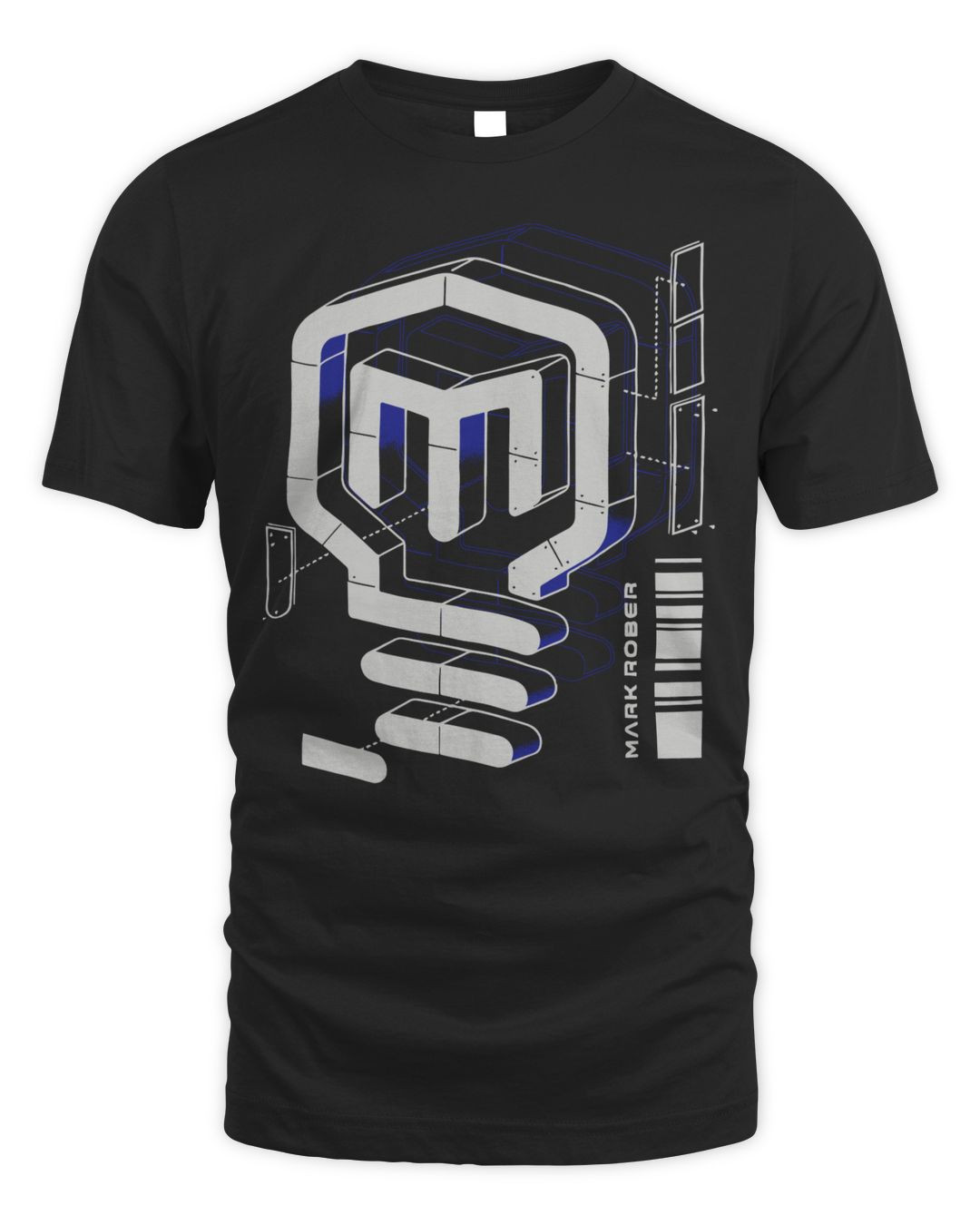 Mark Rober Merch Linear Lines Logo Shirt