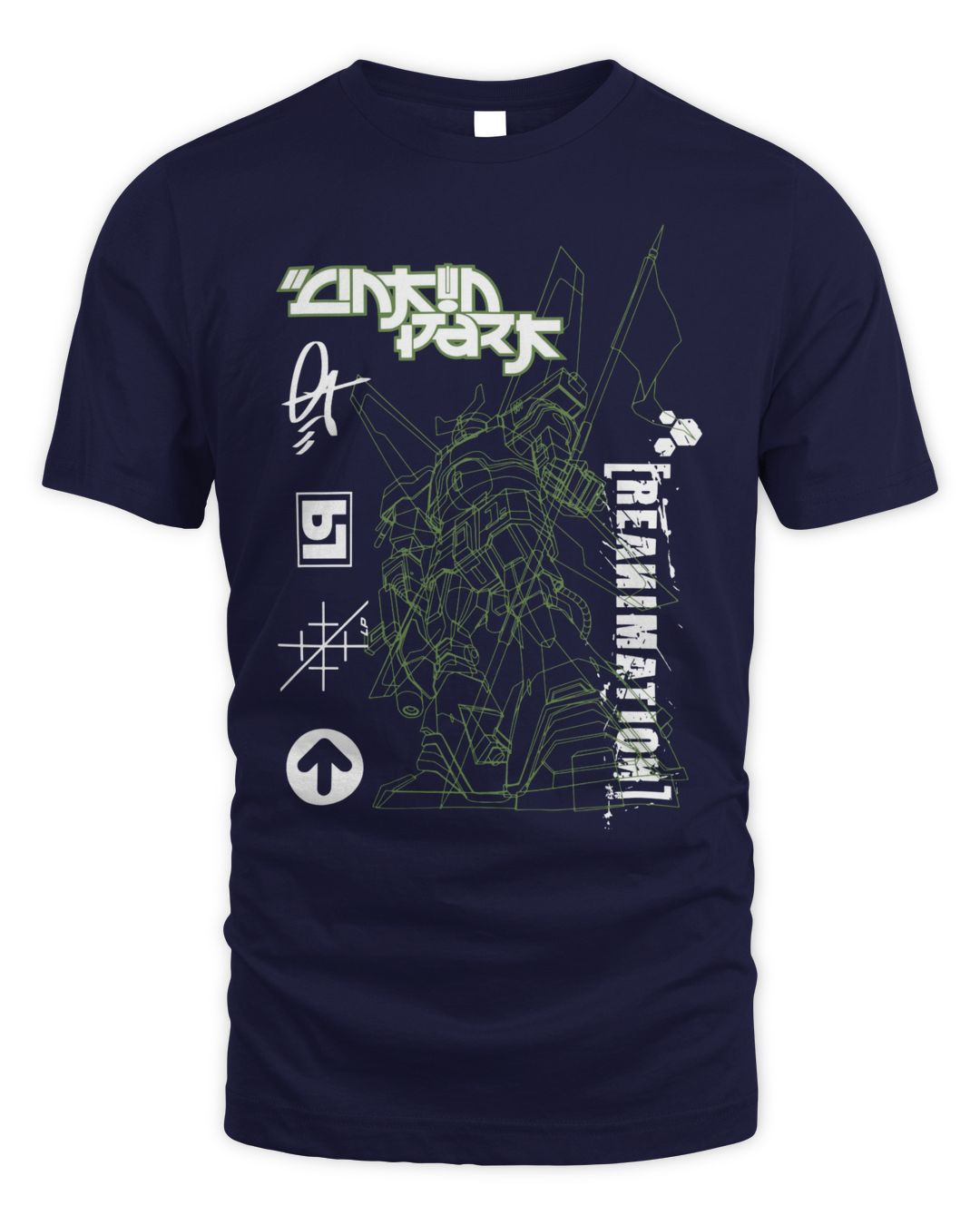 Linkin Park Merch Reanimation Robot Sketch Shirt