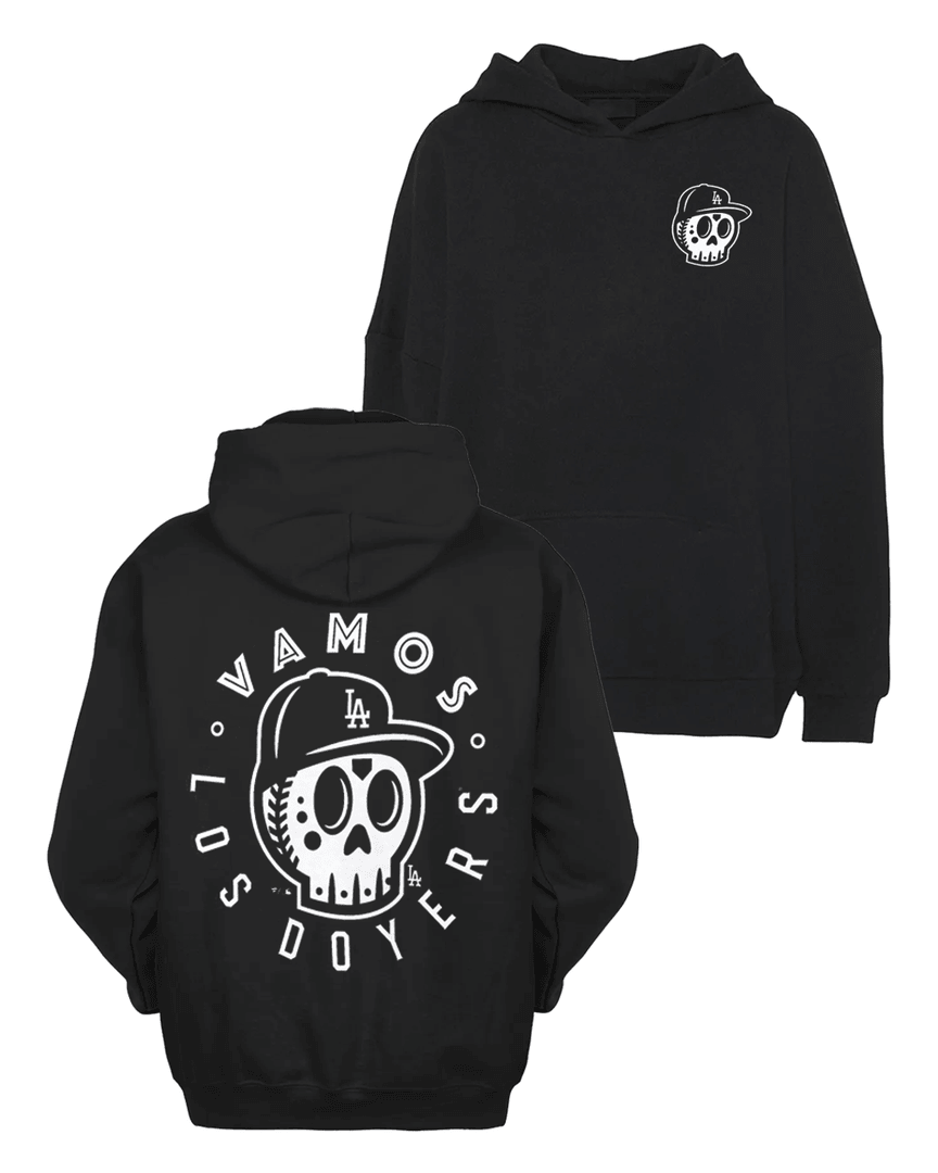 New Official Los Angeles Dodgers Hometown Collection Sugar Skull Hoodie