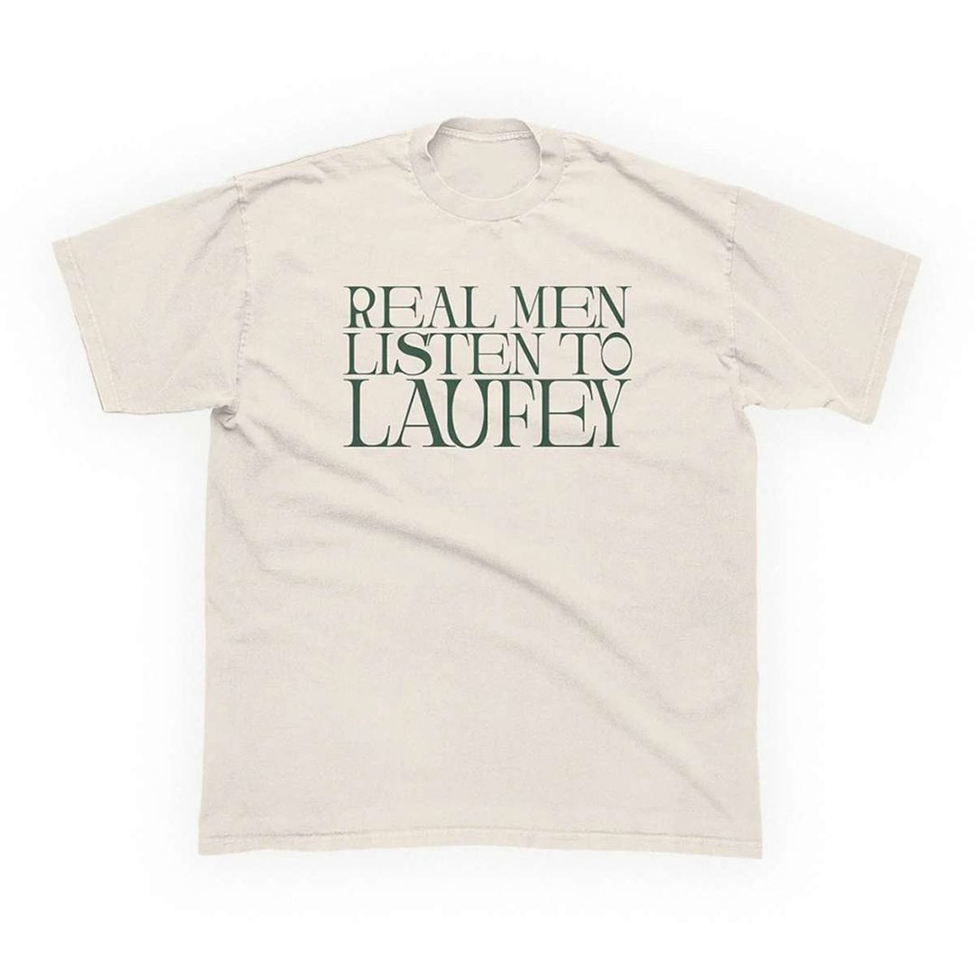 New Laufey Merch Real Men Listen To Laufey Tee