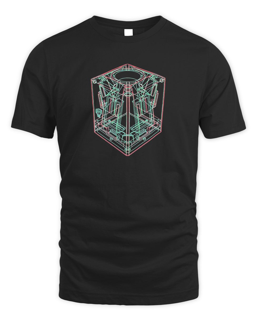 Mark Rober Merch Glitter Bomb Wireframe Shirt