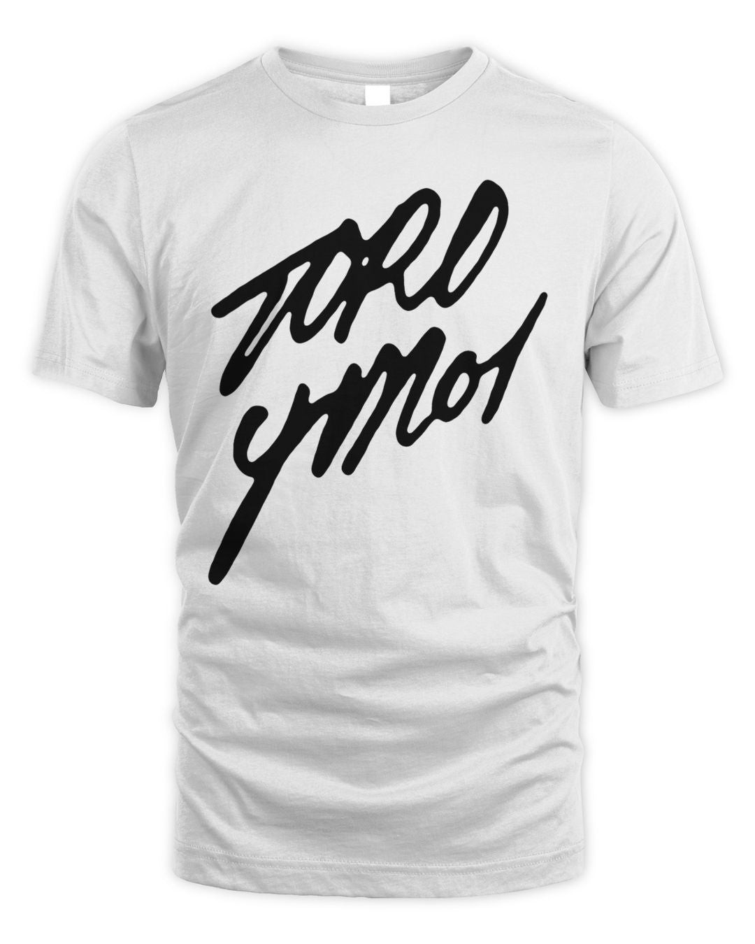 New Toro Y Moi Merch Blurry Script T-shirt