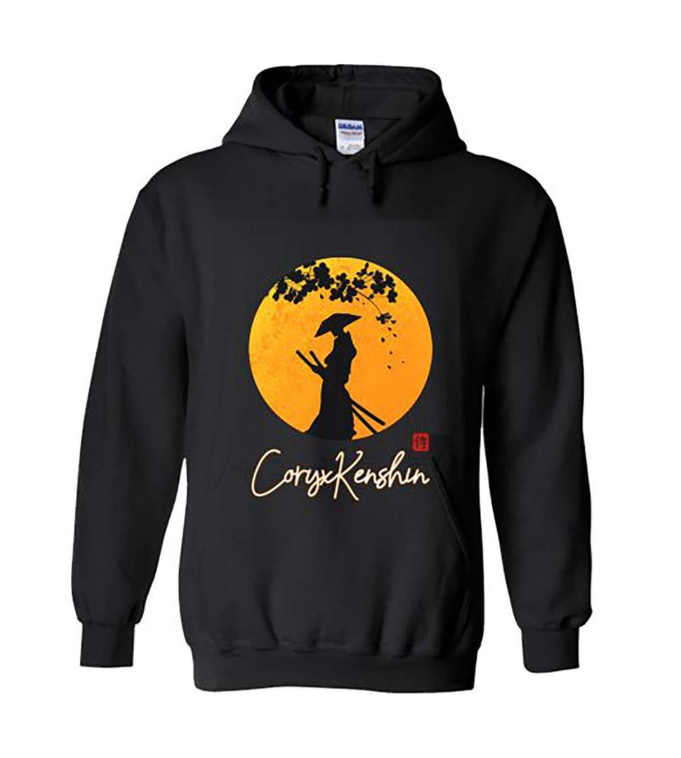 Coryxkenshin Merch Black Coryxkenshin Hoodie