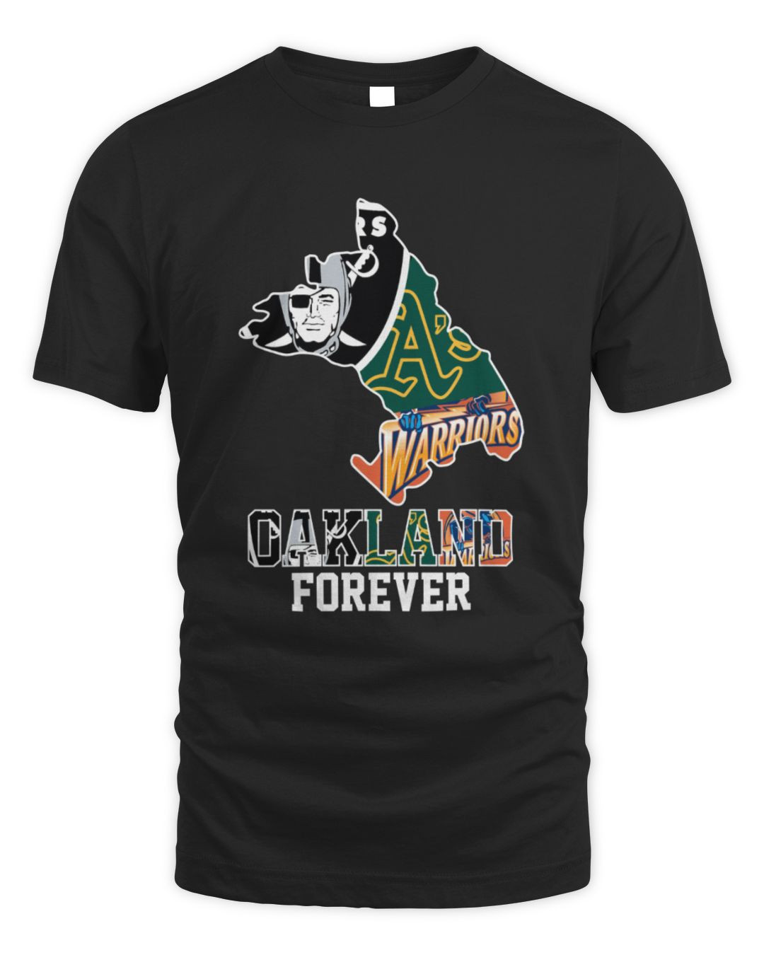 Oakland Map Sports Teams Logo Forever Shirt