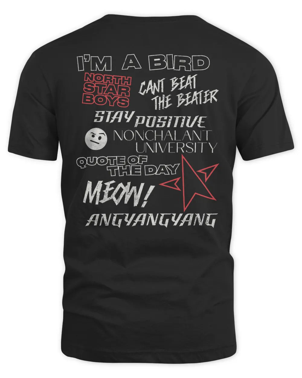 North Star Boys Quote Black Tee Shirt