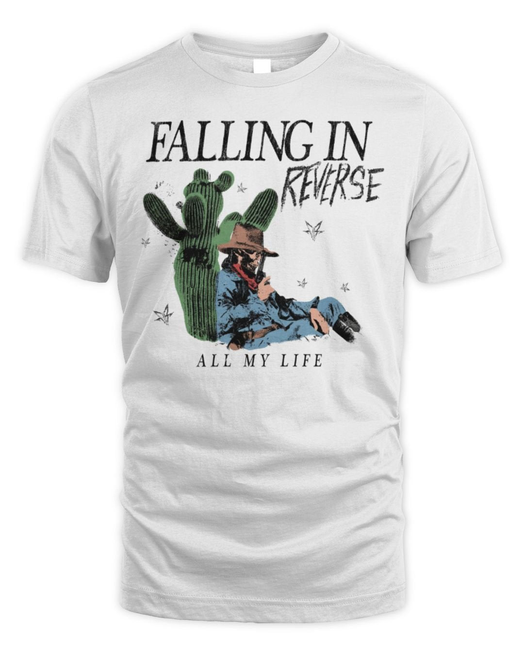 New Falling In Reverse Merch Cactus Shirt