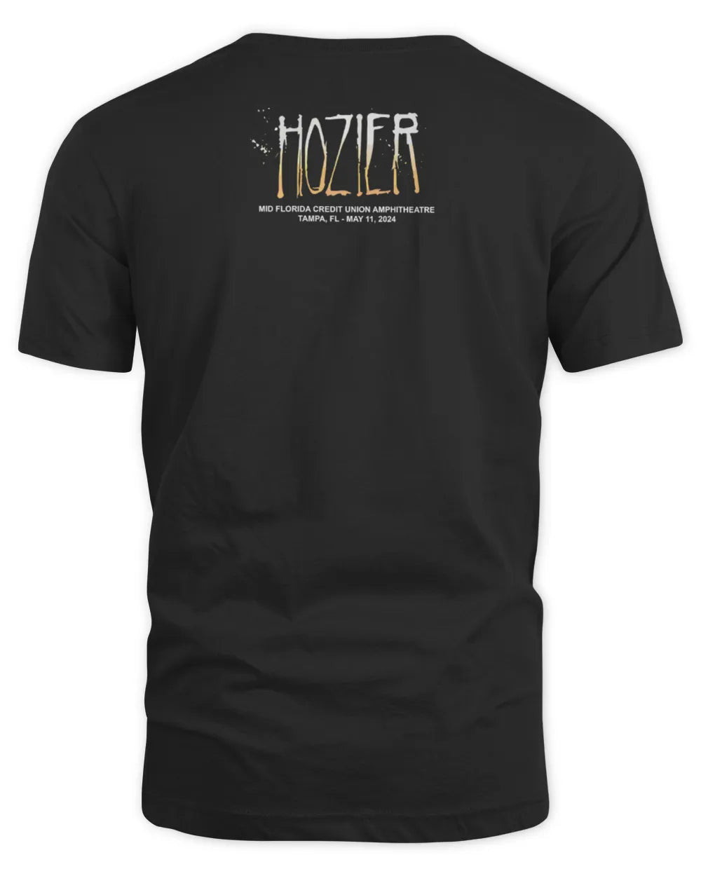 New Hozier Merch Tampa May 11 Show Shirt
