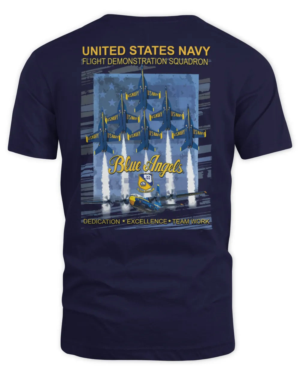 New Blue Angels Merchandise Dedication Shirt